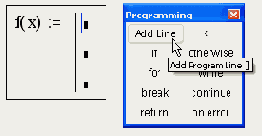 
6.2.2. Создание программы (Add Line)
